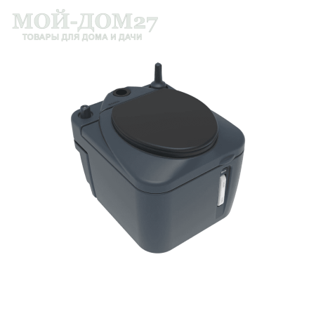 Торфяной туалет Rostok Eco 25 Графит | Мой-Дом27 | Стационарный торфяной биотуалет графитового цвета емкостью верхнего бака 20 л. и&nbsp;нижнего бака 45 л.<br>
 Отличительная черта туалета в разделении фракций в разные ёмкости. Это упрощает обслуживание туалета и избавляет от неприятного запаха в помещении.<br>
Высота сиденья: 45 см